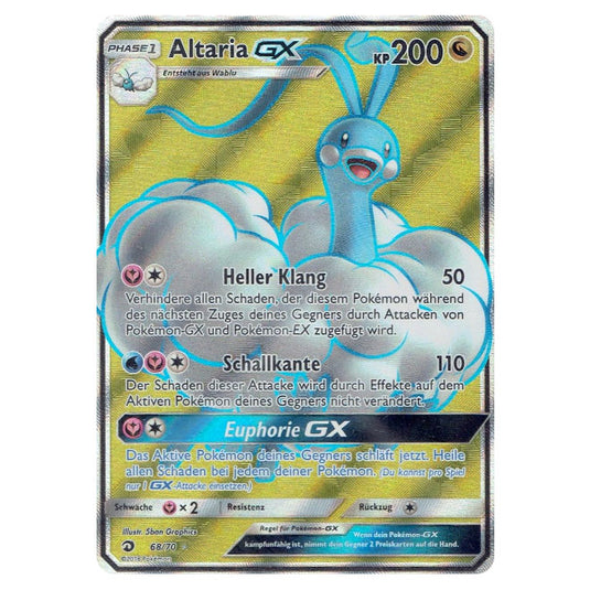 Pokemon - Sun & Moon - Dragon Majesty - Altaria-GX (Full Art) - 68/70