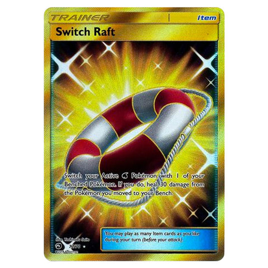 Pokemon - Sun & Moon - Dragon Majesty - Switch Raft (Secret Rare) - 77/70