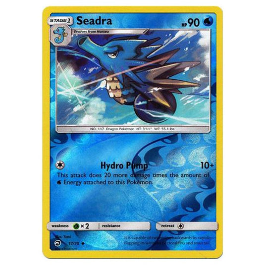 Pokemon - Sun & Moon - Dragon Majesty - Seadra (Reverse Holo) - 17/70