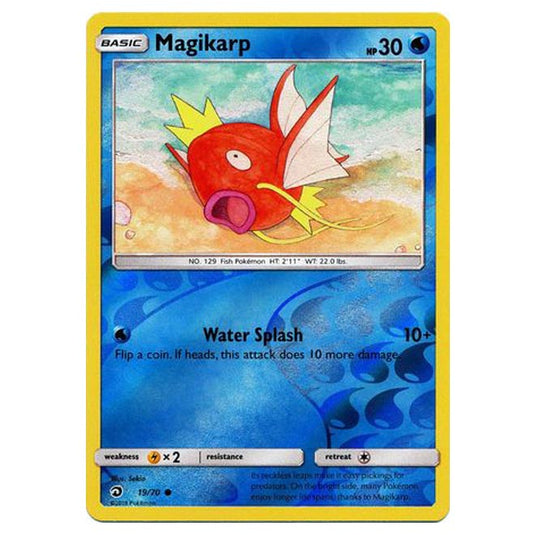 Pokemon - Sun & Moon - Dragon Majesty - Magikarp (Reverse Holo) - 19/70