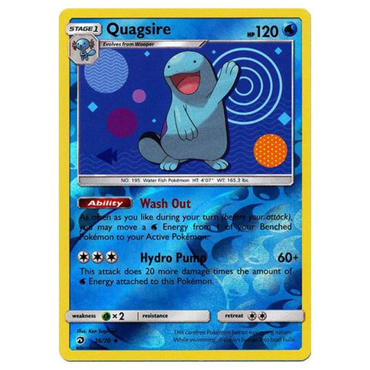 quagsire pokemon cards Pokemon - Sun & Moon - Dragon Majesty - Quagsire (Reverse Holo)