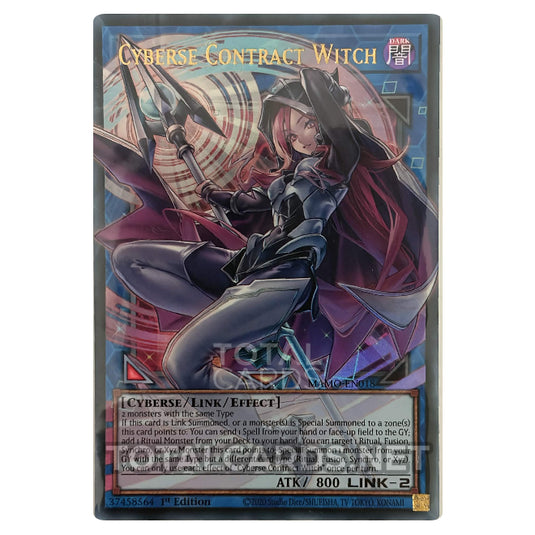 Yu-Gi-Oh! - Magnificent Monsters - Cyberse Contract Witch (extended art) (Overframe Ultra Rare) MAMO-EN018-OVR