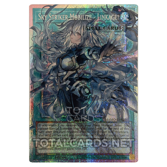 Yu-Gi-Oh! - Magnificent Monsters - Sky Striker Mobilize - Linkage! (extended art) (Overframe Starlight Rare) MAMO-EN020-OSR