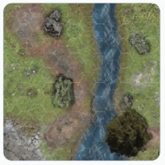 Jurassic World Miniature Game - River Map
