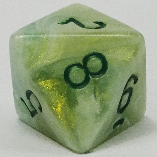 Chessex - Signature 16mm D8 - Marbel - Green with Dark Green