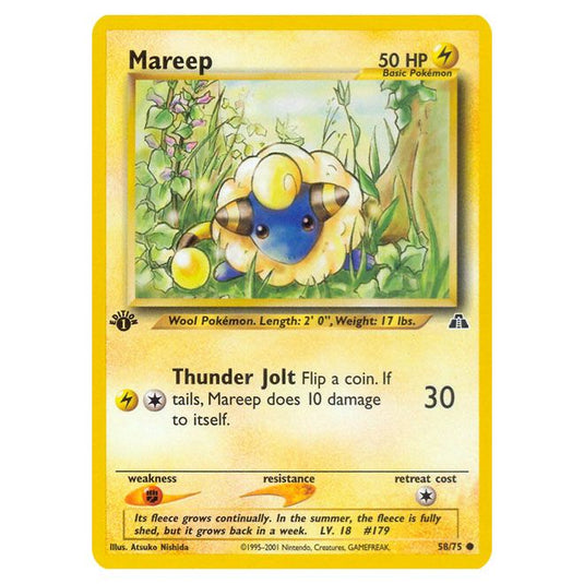 Pokemon - Neo - Neo Discovery - Mareep - 58/75