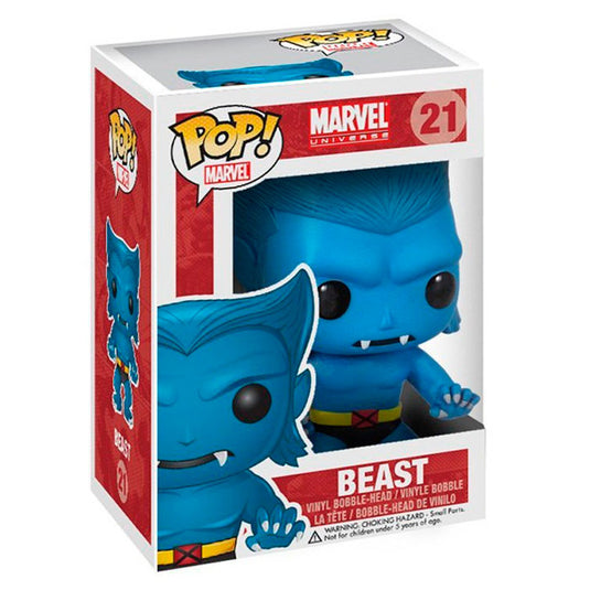 Funko POP! - Marvel  - #21 Beast Bobble Head 4" Vinyl Figure