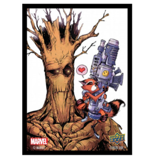 Marvel Card Sleeves - Rocket & Groot (65 Sleeves)