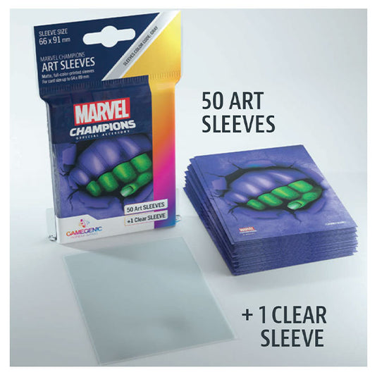 Gamegenic - Marvel Champions Art Sleeves - She-Hulk (50+1 Sleeves)