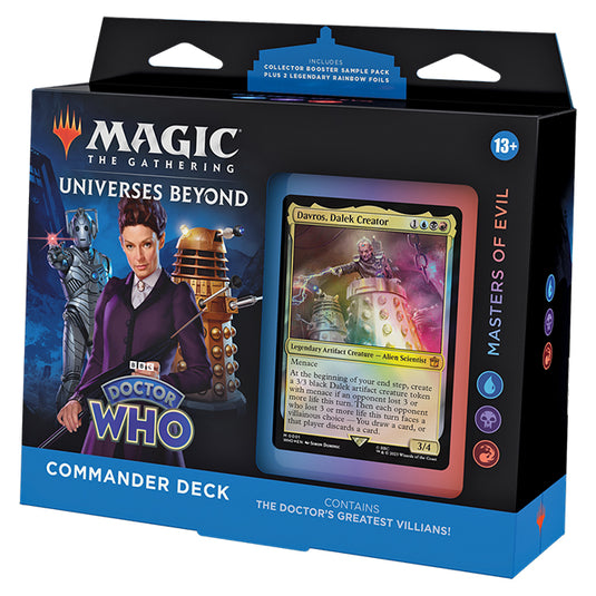 Magic the Gathering - Universes Beyond - Doctor Who - Commander Deck - Masters of Evil