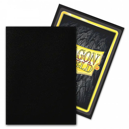 Dragon Shield - Standard Matte Non-Glare Sleeves - Black - (100 Sleeves)