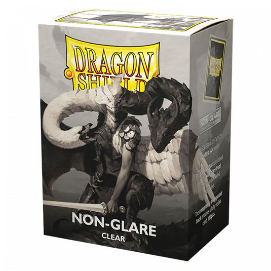 Dragon Shield - Standard Matte Non-Glare Sleeves - Clear - (100 Sleeves)