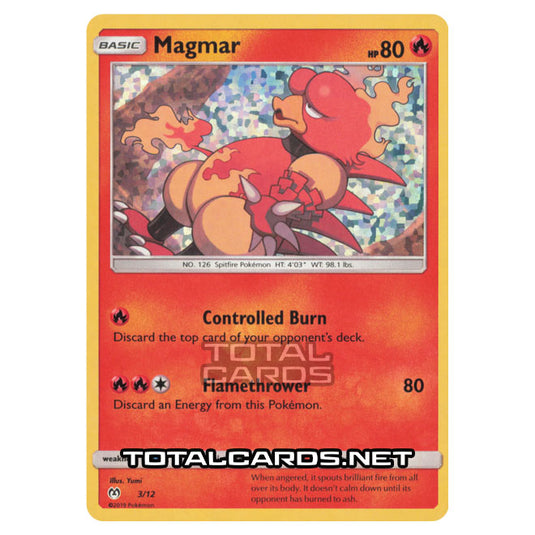 Pokemon - McDonalds 2020 Promo Card - Magmar 3/12 Pokemon - McDonalds 2020 Promo Card - Magmar 3/12