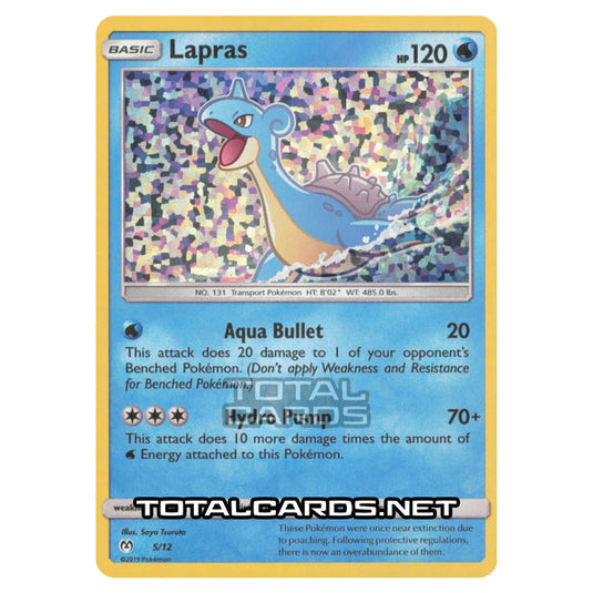Pokemon - McDonalds 2020 Promo Card - Lapras 5/12 Pokemon - McDonalds 2020 Promo Card - Lapras 5/12