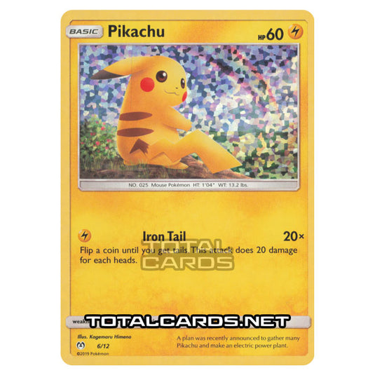 Pokemon - McDonalds 2020 Promo Card - Pikachu 6/12