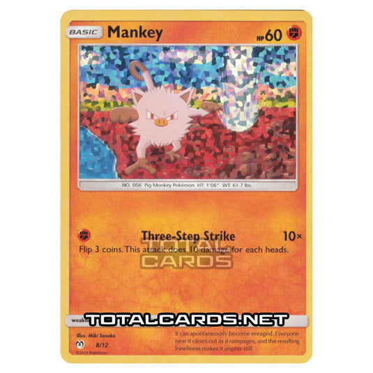 Pokemon - McDonalds 2020 Promo Card - Mankey 8/12