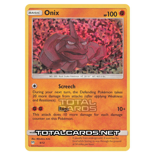 Pokemon - McDonalds 2020 Promo Card - Onix 9/12 Pokemon - McDonalds 2020 Promo Card - Onix 9/12