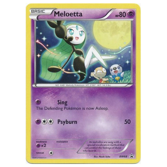 Pokemon - Black & White - BW Black Star Promos - Meloetta - BW68