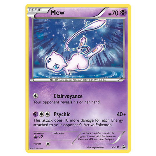 Pokemon - XY - XY Black Star Promos - Mew - XY192