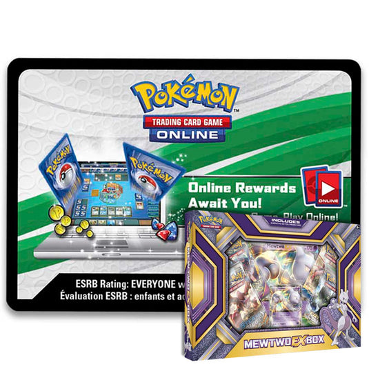 Pokemon - Mewtwo-EX Box - Online Code Card