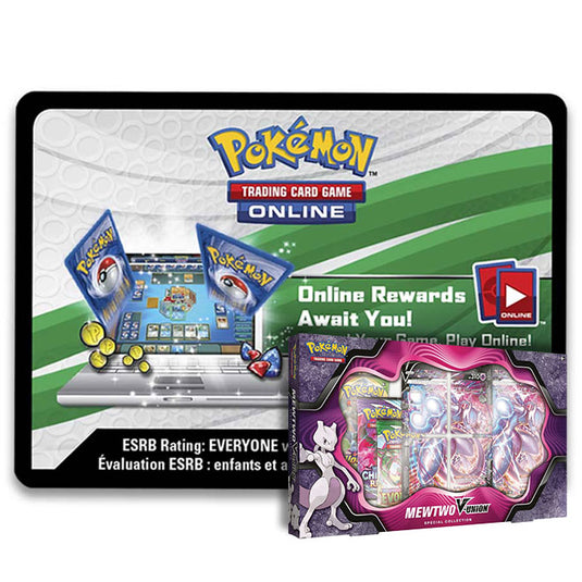 Pokemon - Mewtwo V-UNION Special Collection Box - Online Code Card