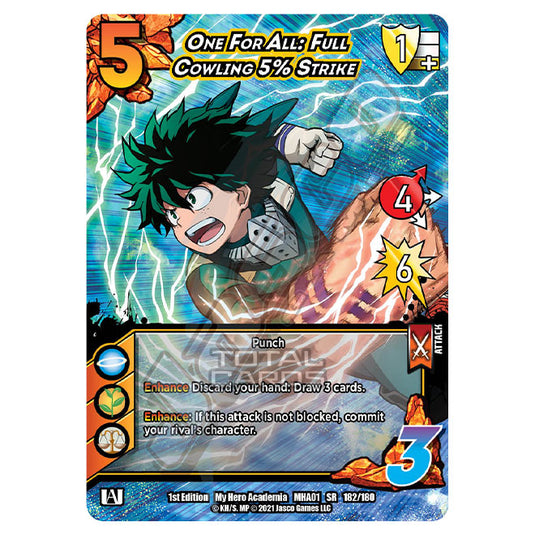 My Hero Academia - Wave 1 - One For All: Full Cowling 5% Strike 182/180