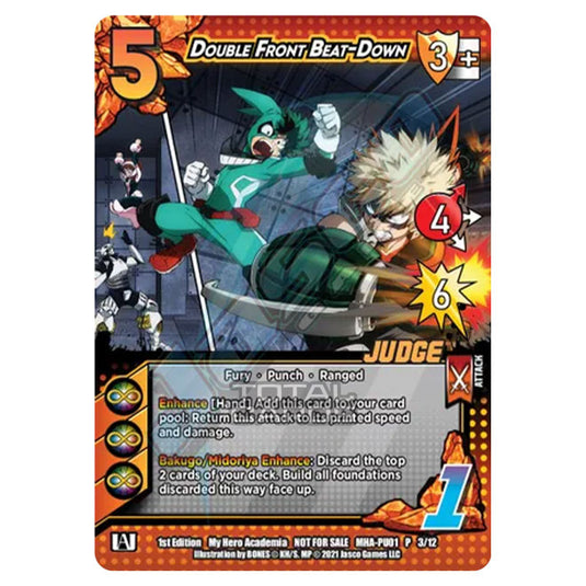 My Hero Academia - Wave 1 - Double Front Beat-Down (Judge) MHA-PU01 3/12