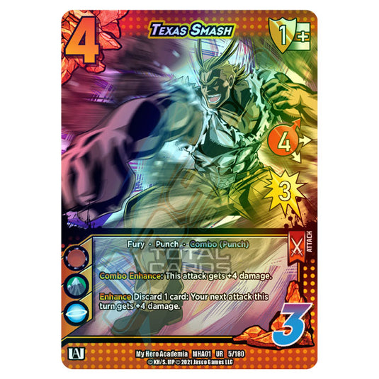 My Hero Academia - Wave 1 - Texas Smash (Extra Rare) 5/180 (Foil)