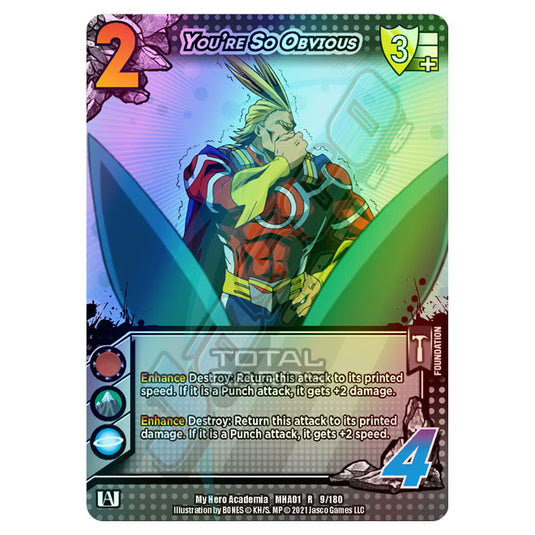 My Hero Academia - Wave 1 - You're So Obvious (Extra Rare) 9/180 (Foil)