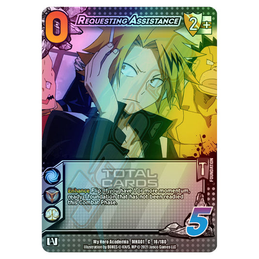 My Hero Academia - Wave 1 - Requesting Assistance (Extra Rare) 16/180 (Foil)