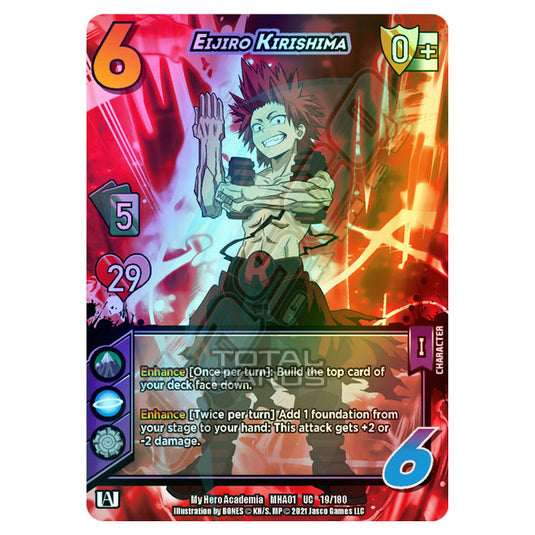 My Hero Academia - Wave 1 - Eijiro Kirishima (Extra Rare) 19/180 (Foil)