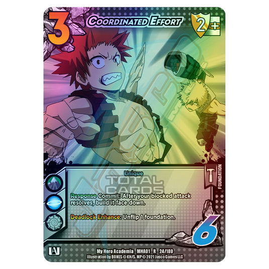 My Hero Academia - Wave 1 - Coordinated Effort (Extra Rare) 24/180 (Foil)