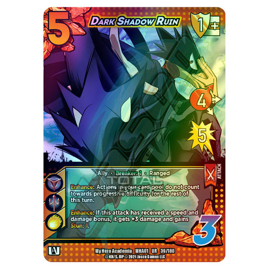 My Hero Academia - Wave 1 - Dark Shadow Ruin (Extra Rare) 39/180 (Foil)