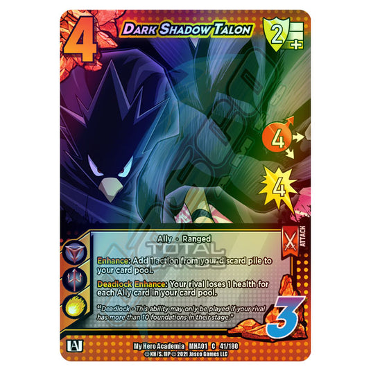 My Hero Academia - Wave 1 - Dark Shadow Talon (Extra Rare) 41/180 (Foil)