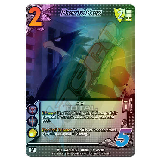 My Hero Academia - Wave 1 - Back to Back (Extra Rare) 42/180 (Foil)