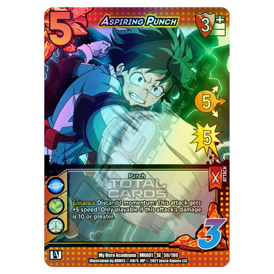 My Hero Academia - Wave 1 - Aspiring Punch (Extra Rare) 56/180 (Foil)