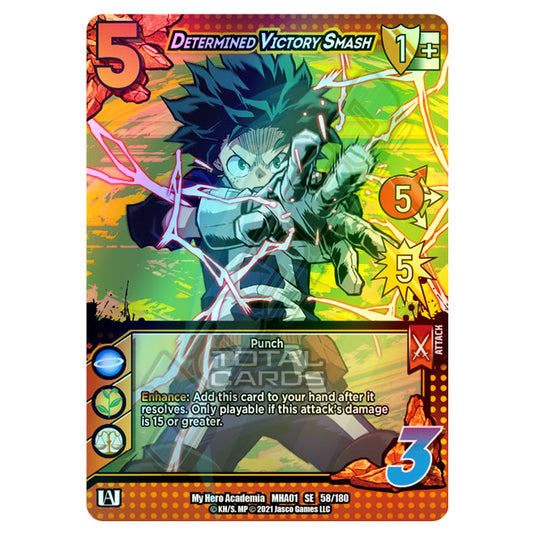 My Hero Academia - Wave 1 - Determined Victory Smash (Extra Rare) 58/180 (Foil)