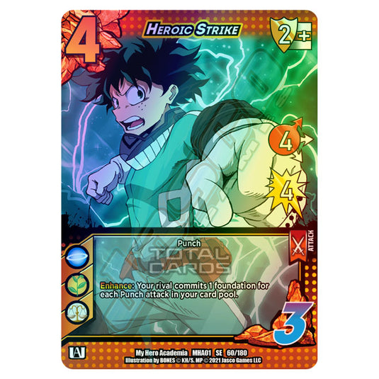 My Hero Academia - Wave 1 - Heroic Strike (Extra Rare) 60/180 (Foil)