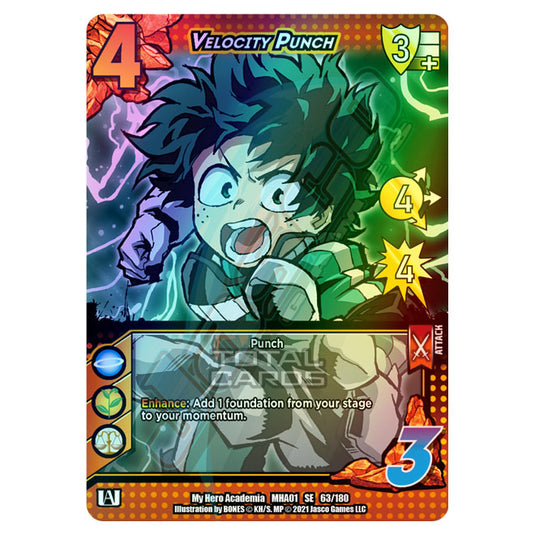 My Hero Academia - Wave 1 - Velocity Punch (Extra Rare) 63/180 (Foil)