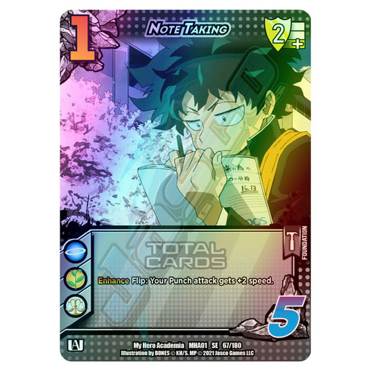 My Hero Academia - Wave 1 - Note Taking (Extra Rare) 67/180 (Foil)