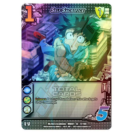 My Hero Academia - Wave 1 - Self Sacrifice (Extra Rare) 72/180 (Foil)