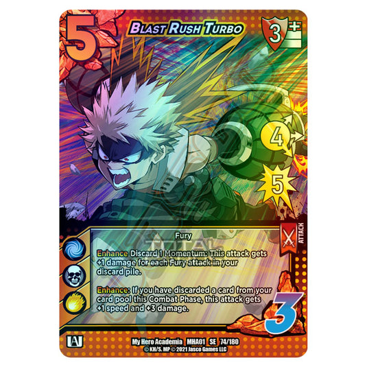 My Hero Academia - Wave 1 - Blast Rush Turbo (Extra Rare) 74/180 (Foil)