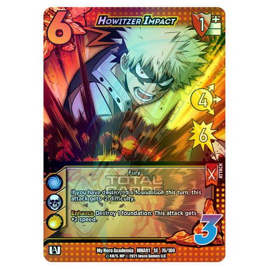 My Hero Academia - Wave 1 - Howitzer Impact (Extra Rare) 76/180 (Foil)