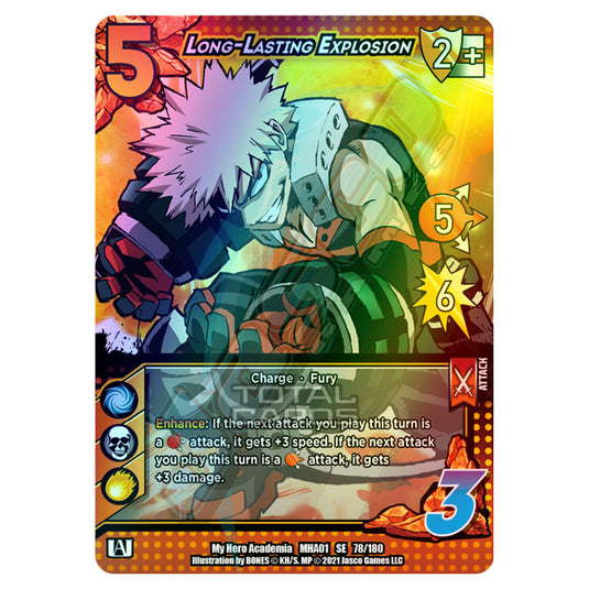 My Hero Academia - Wave 1 - Long-Lasting Explosion (Extra Rare) 78/180 (Foil)