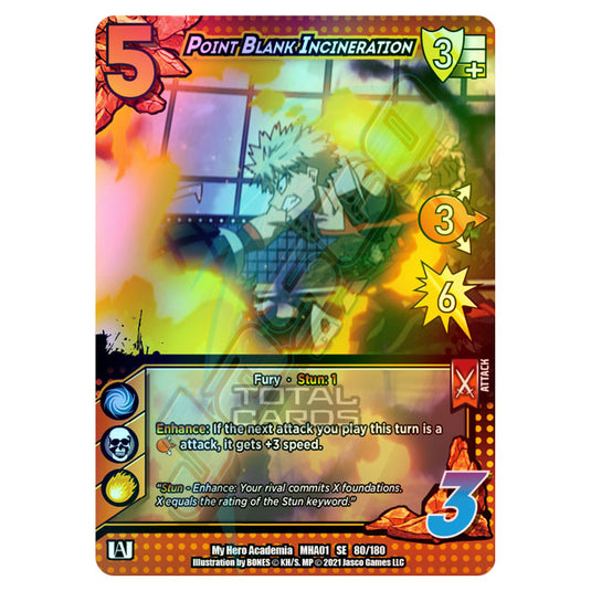 My Hero Academia - Wave 1 - Point Blank Incineration (Extra Rare) 80/180 (Foil)