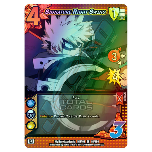 My Hero Academia - Wave 1 - Signature Right Swing (Extra Rare) 81/180 (Foil)