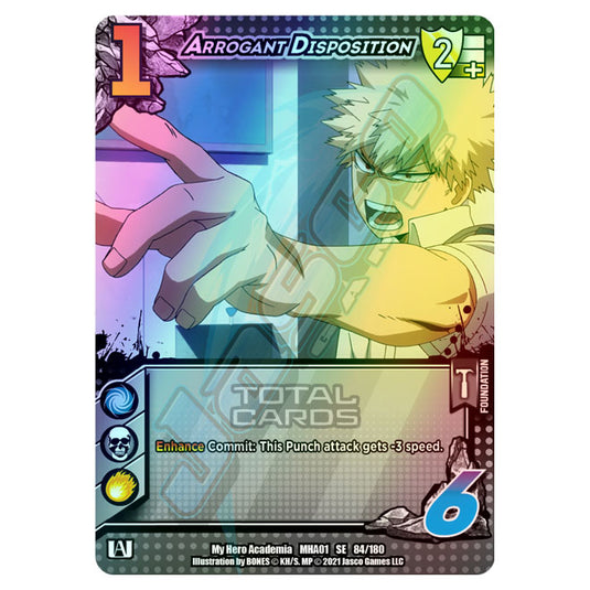 My Hero Academia - Wave 1 - Arrogant Disposition (Extra Rare) 84/180 (Foil)