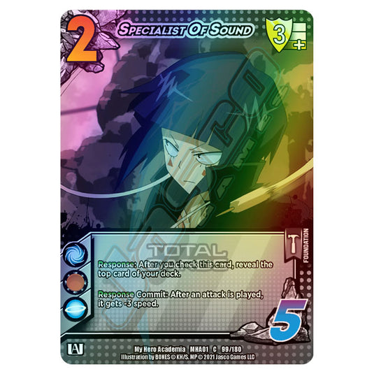 My Hero Academia - Wave 1 - Specialist of Sound (Extra Rare) 99/180 (Foil)