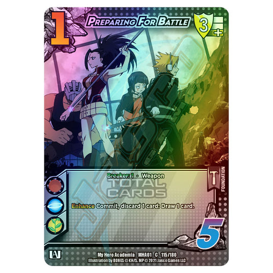 My Hero Academia - Wave 1 - Preparing for Battle (Extra Rare) 115/180 (Foil)