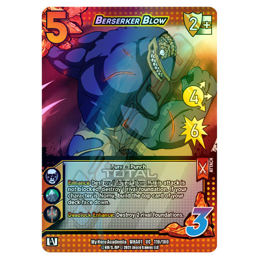 My Hero Academia - Wave 1 - Berserker Blow (Extra Rare) 119/180 (Foil)